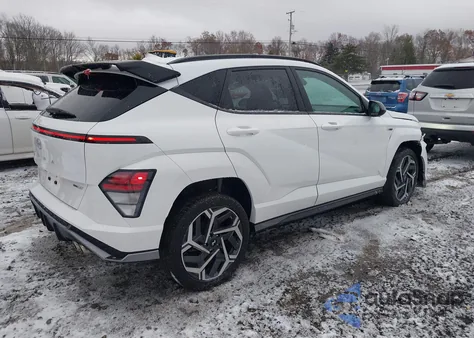 2024 Hyundai Kona N Line from USA, damaged, VIN KM8HACA39RU087389
